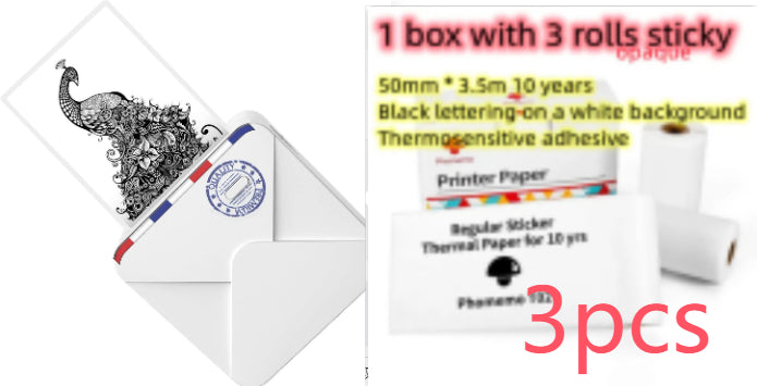 Pocket Small Mini Bluetooth Handheld Portable Thermal Printer
